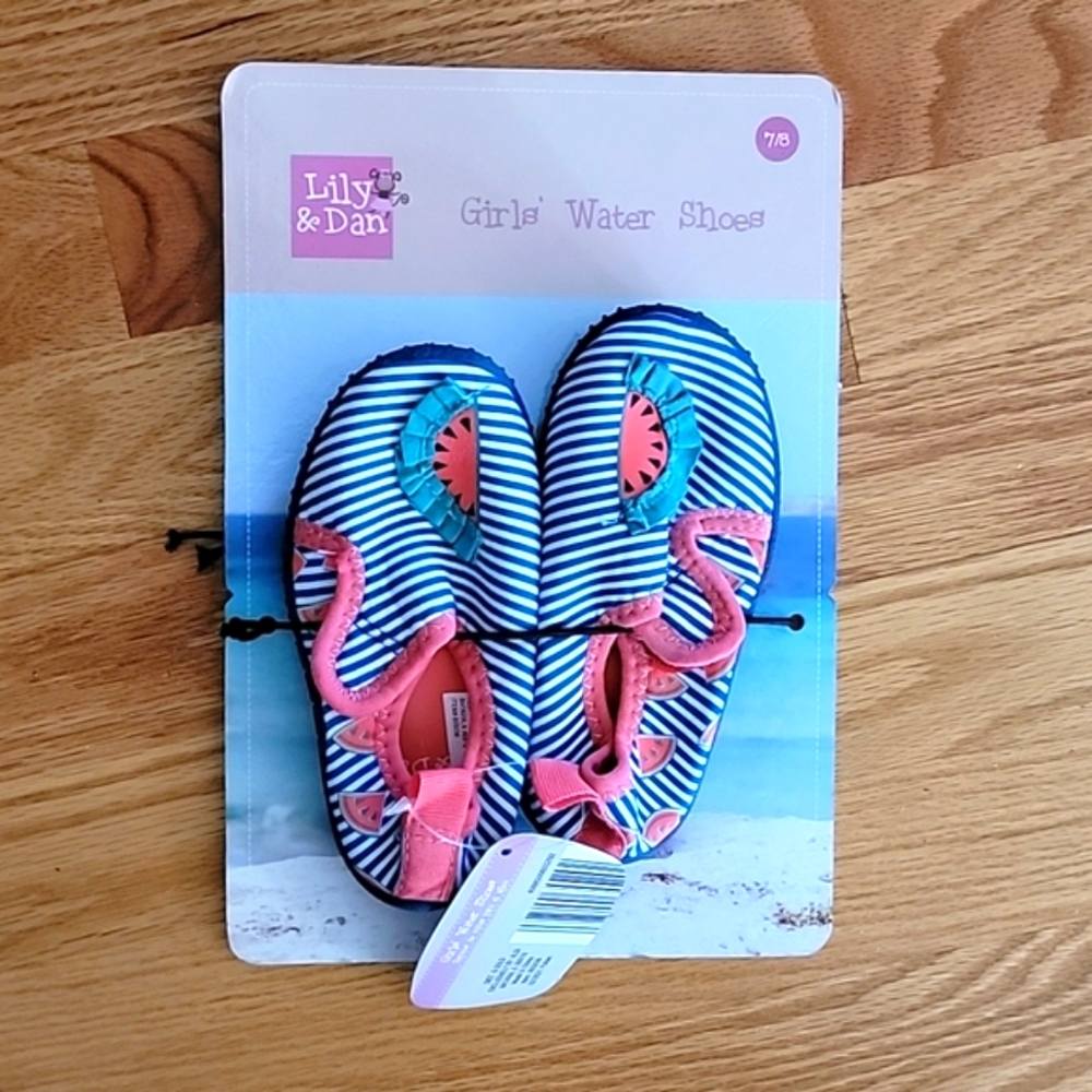 Lily & Dan Girls Watermelon Water Shoes